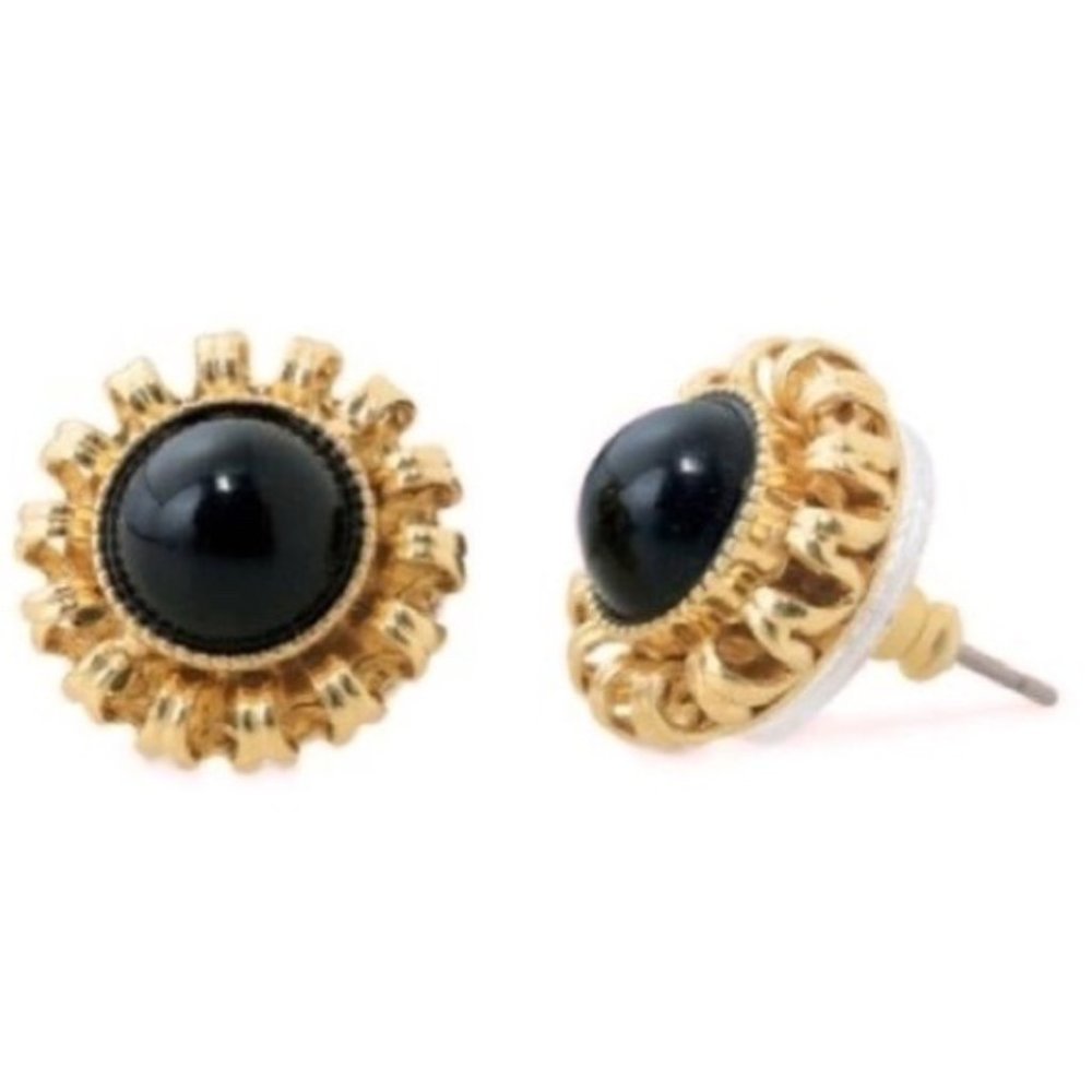 :: Stella & Dot⚜️🌚Black Gigi Studs - Picture 5 of 5